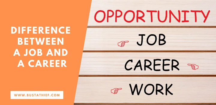 Difference Between Job and Career security analysis